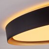 Beade Lámpara de Techo LED dorado, Negro, 1 luz, Mando a distancia