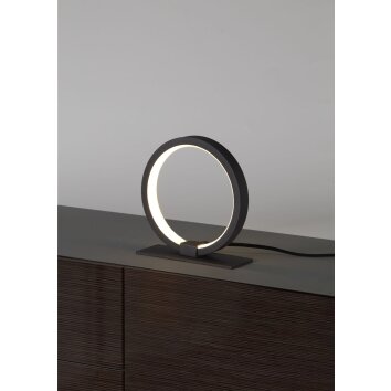 Mantra KITESURF Lámpara de mesa LED Negro, 1 luz