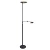 Steinhauer Turound Lámpara de Pie LED Negro, 2 luces