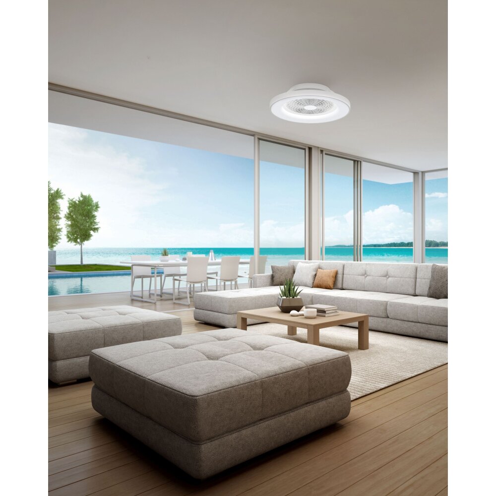 Mantra HIMALAYA Ventilador de techo LED Plata, 1 luz, Mando a distancia main product photo