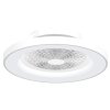 Mantra TIBET Ventilador de techo LED Blanca, 1 luz, Mando a distancia