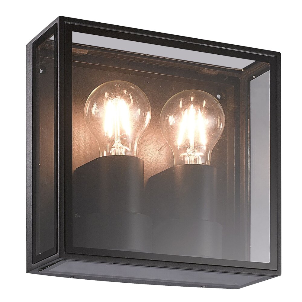 Mantra VERBIER Aplique para exterior Gris, 2 luces main product photo