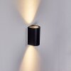 Boda Aplique para exterior Negro, 2 luces