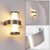 Parawa Aplique para exterior LED Níquel-mate, 2 luces