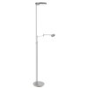 Steinhauer Turound Lámpara de Pie LED Acero inoxidable, 2 luces