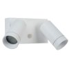 Lucide TAYLOR Aplique para exterior Blanca, 2 luces, Sensor de movimiento