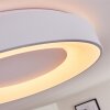 Casina Lámpara de Techo LED Blanca, 1 luz, Mando a distancia
