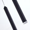 Porquera Lámpara Colgante LED Negro, 11 luces