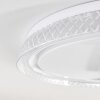 Feletto Lámpara de Techo LED Blanca, 1 luz, Mando a distancia