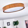 Nexo Lámpara de Techo LED Madera oscura, 1 luz