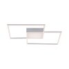 Leuchten Direkt ASMIN Lámpara de Techo LED Níquel-mate, 3 luces, Mando a distancia