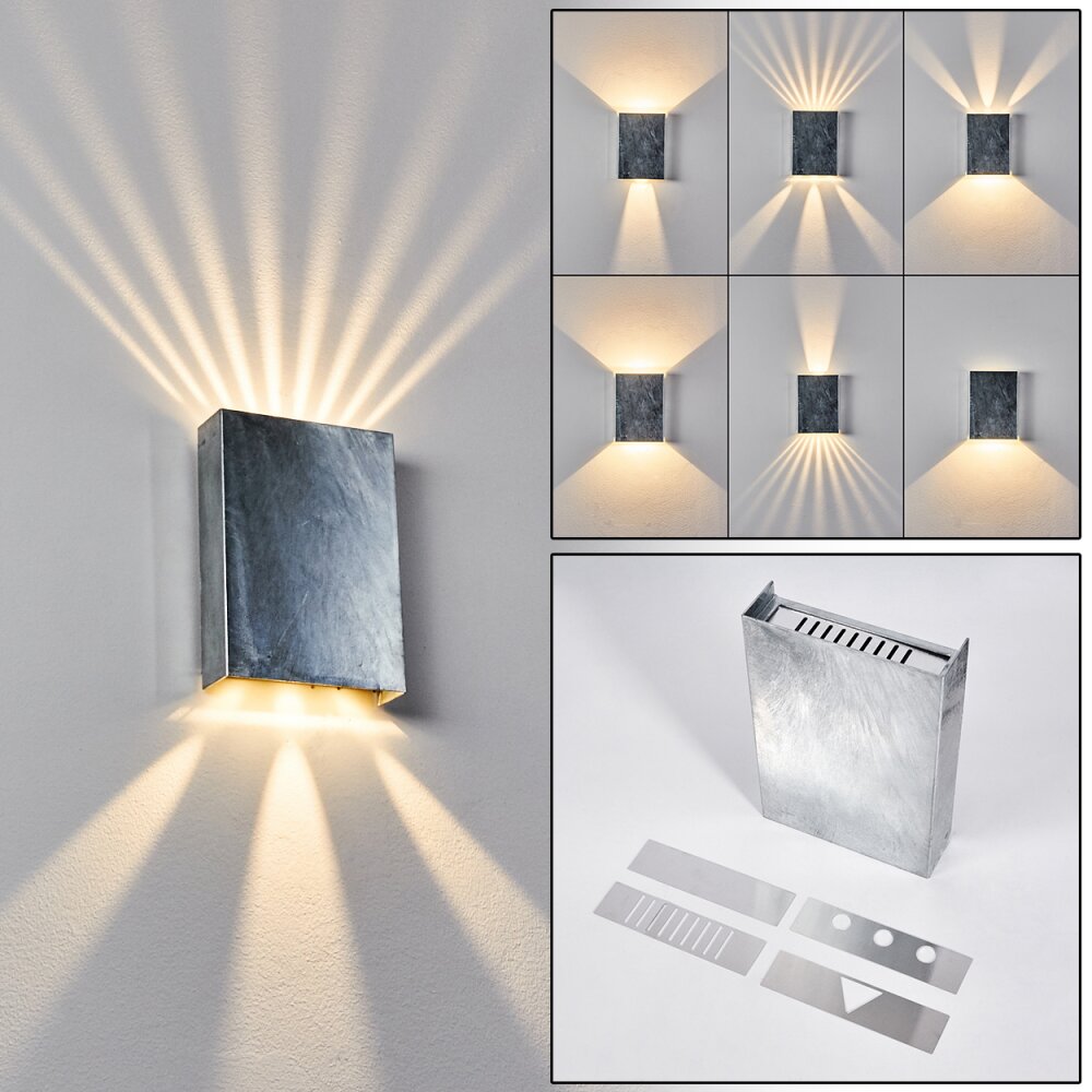 Benin Aplique LED Níquel-mate, 2 luces main product photo