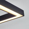 Cavareno Lámpara de Techo LED Negro, 1 luz