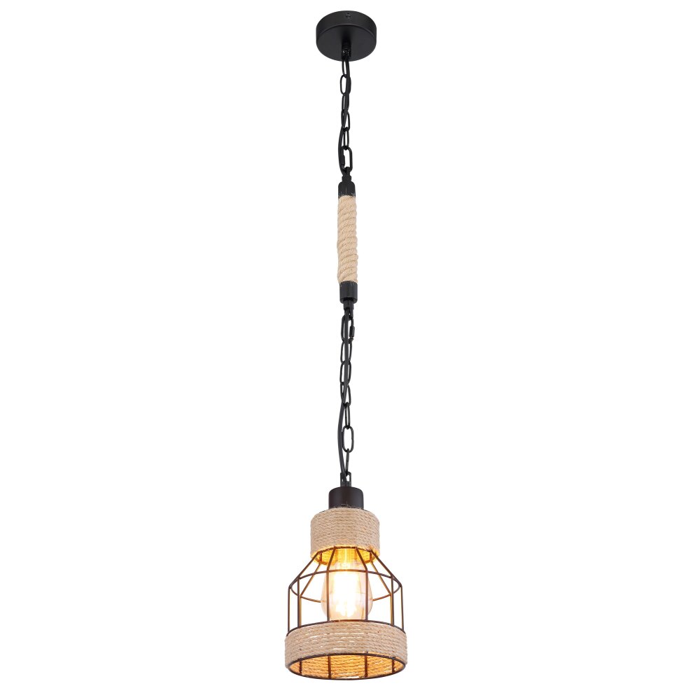 Globo HALIA Lámpara Colgante Marrón, Negro, 1 luz main product photo