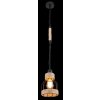 Globo HALIA Lámpara Colgante Marrón, Negro, 1 luz