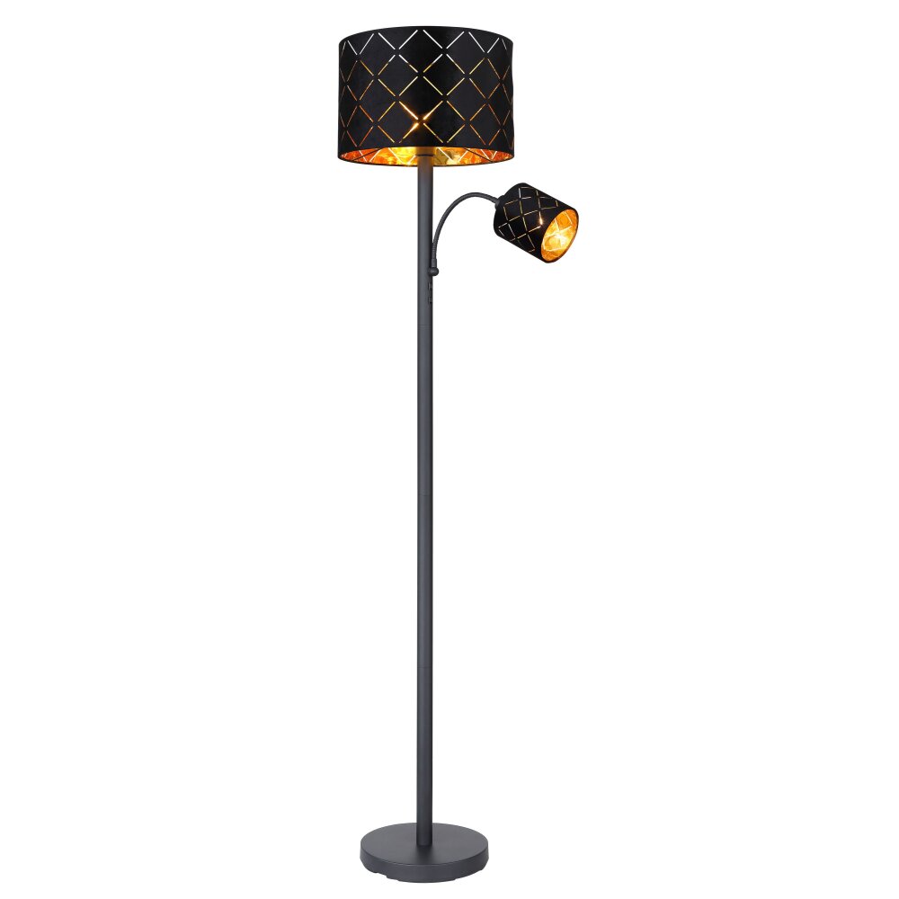 Globo SUNNA Lámpara de Pie Negro, 1 luz main product photo