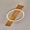 Pompu Lámpara de Techo LED Madera clara, Negro, 1 luz Pompu Lámpara de Techo LED Madera clara, Negro, 1 luz