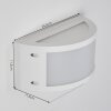 Pompeano Aplique para exterior LED Blanca, 1 luz