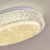 Suno Lámpara de Techo LED Transparente, claro, Blanca, 1 luz