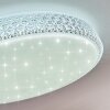 Suno Lámpara de Techo LED Transparente, claro, Blanca, 1 luz, Mando a distancia