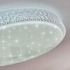 Suno Lámpara de Techo LED Transparente, claro, Blanca, 1 luz, Mando a distancia