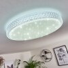 Suno Lámpara de Techo LED Transparente, claro, Blanca, 1 luz, Mando a distancia