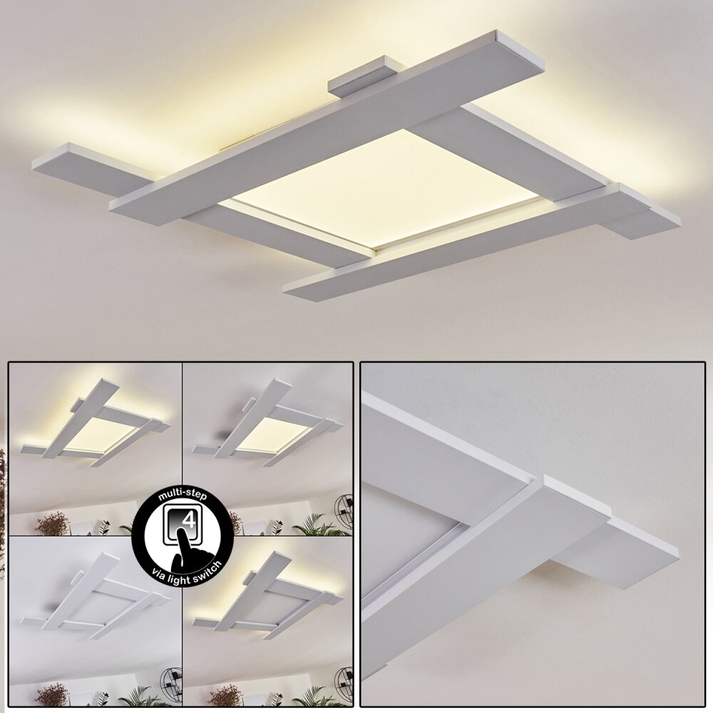Cuchara Lámpara de Techo LED Blanca, 1 luz main product photo