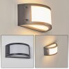 Pompeano Aplique para exterior LED Negro, 1 luz