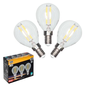 Eglo 3x LED E14 4 Watt 2700 Kelvin 470 Lumen