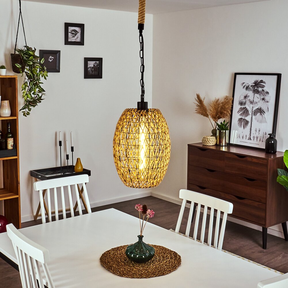 Sulzano Lámpara Colgante Marrón, Negro, 1 luz main product photo