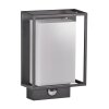 Nordlux Nestor Aplique para exterior LED Negro, 1 luz, Sensor de movimiento