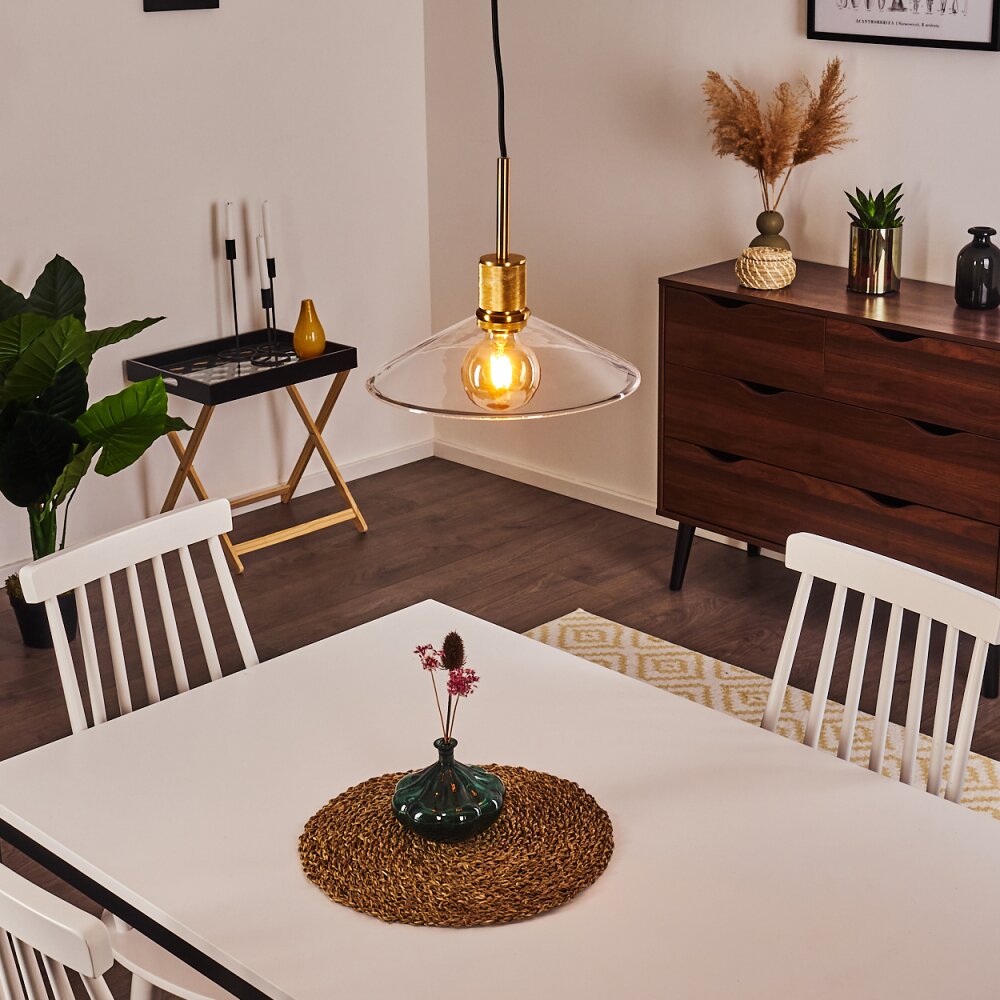 Karo Lámpara Colgante Latón, 1 luz main product photo