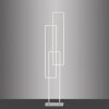 Paul Neuhaus Q-INIGO Lámpara de Pie LED Acero bruñido, 3 luces, Mando a distancia