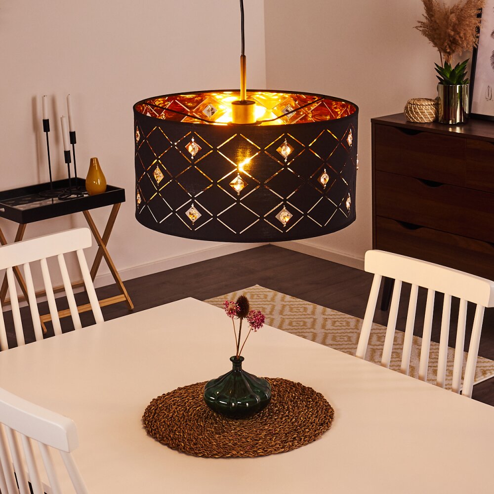 Trasancos Lámpara Colgante Negro, 1 luz main product photo