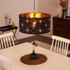 Trasancos Lámpara Colgante Negro, 1 luz