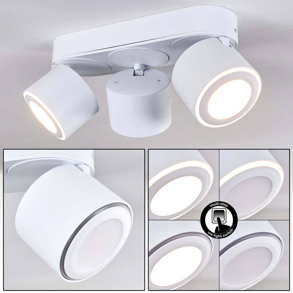 Appleton Lámpara de Techo LED Blanca, 3 luces main product photo