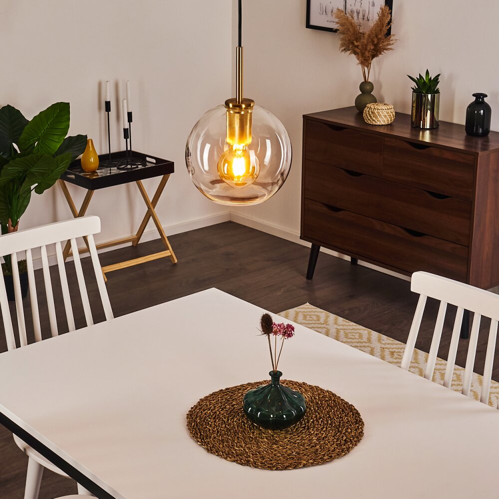 Karo Lámpara Colgante Latón, 1 luz main product photo