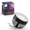 Philips Hue Ambiance White & Color Iris Lámpara de mesa, set de extensión LED Negro, Transparente, claro, 1 luz, Cambia de color