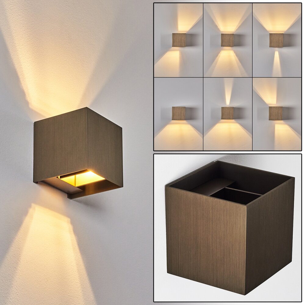 Badajoz Aplique LED Marrón, 1 luz main product photo