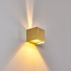Badajoz Aplique LED dorado, Latón, 1 luz