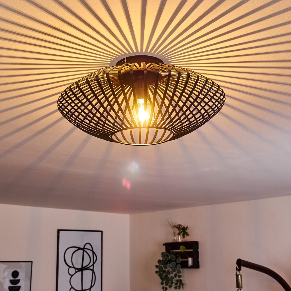 Wemude Lámpara de Techo Negro, 1 luz main product photo