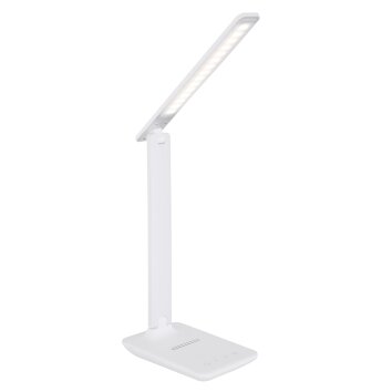 Globo BULLA Lámpara de mesa LED Blanca, 1 luz