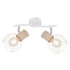 Globo LUISE Proyector Blanca, 2 luces