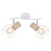 Globo LUISE Proyector Blanca, 2 luces