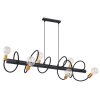 Globo EDDY Lámpara Colgante Negro, 6 luces
