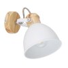 Globo WIHO Proyector Madera oscura, Blanca, 1 luz