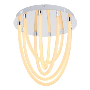 Globo KAIA Lámpara de Techo LED Cromo, 1 luz