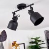 Juliboy Lámpara de Techo Negro, 2 luces