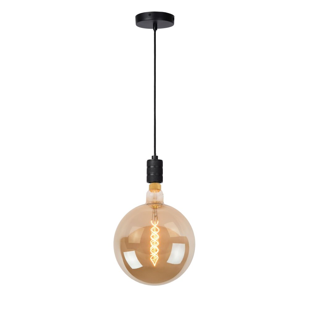 Lucide JOVA Lámpara Colgante Negro, 1 luz main product photo
