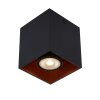 Lucide BIDO Lámpara de Techo Cobre, Negro, 1 luz